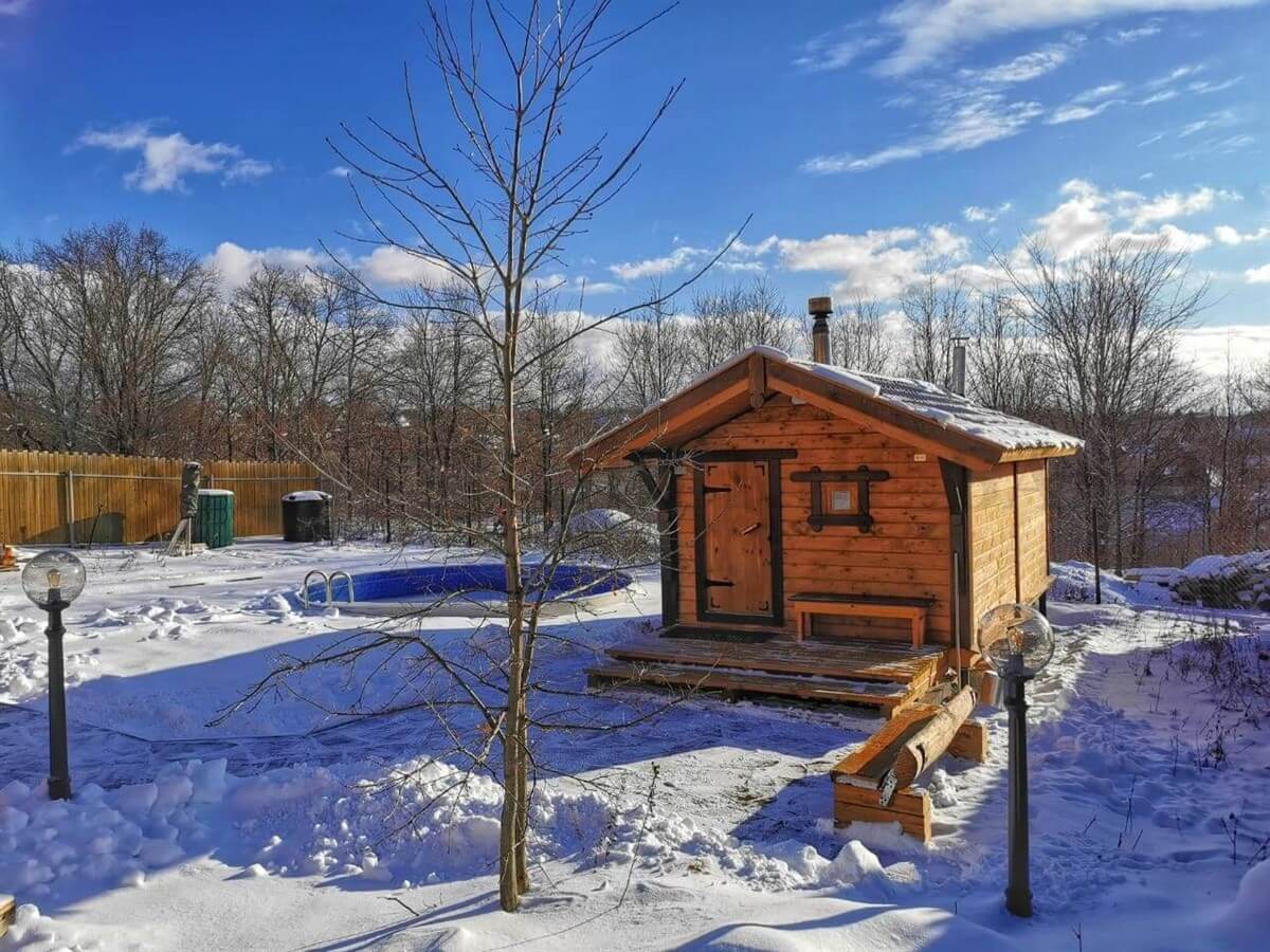 Каркасная баня «Калина Красная» — внешний вид. Фото 4