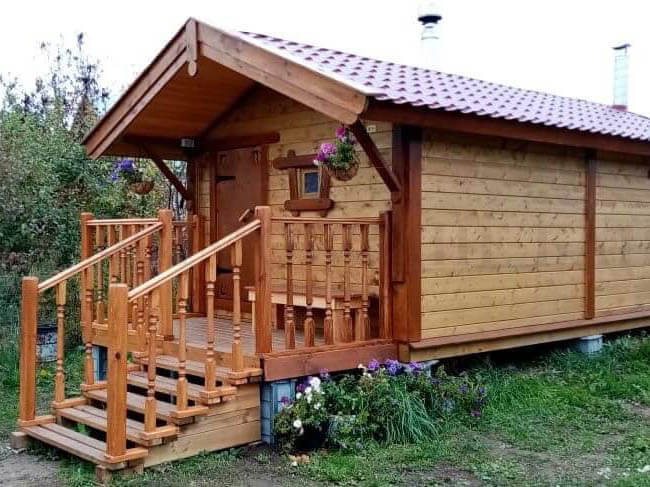 Каркасная баня «Калина Красная» — внешний вид. Фото 19
