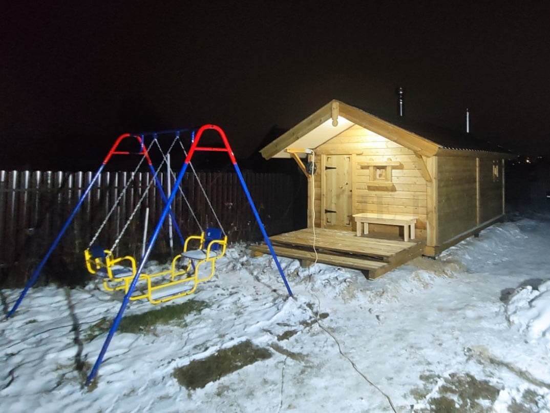 Каркасная баня «Калина Красная» — внешний вид. Фото 3