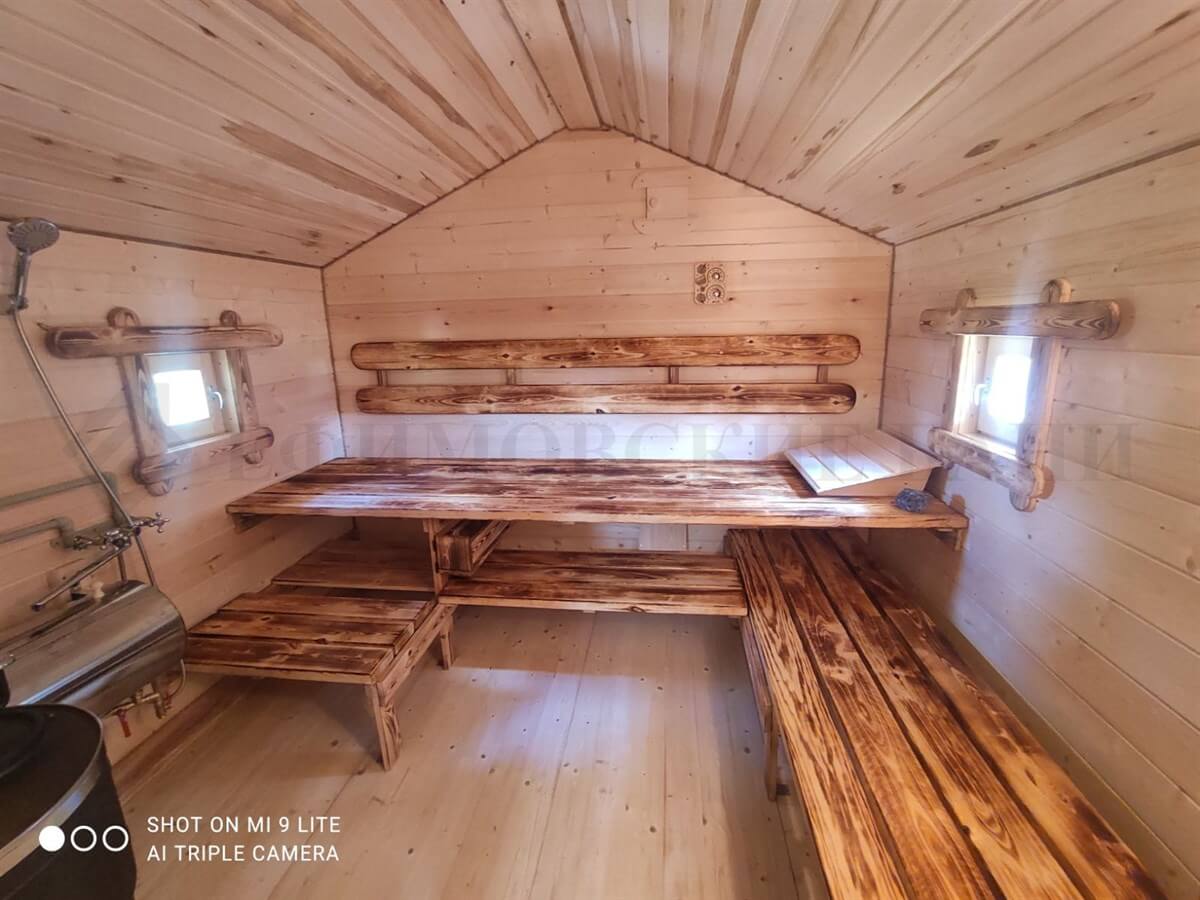 Каркасная баня «Русская Сказка». Фото 5
