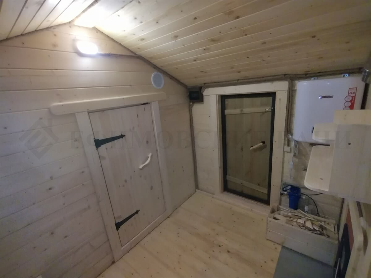 Каркасная баня «Белая Берёза». Фото 1