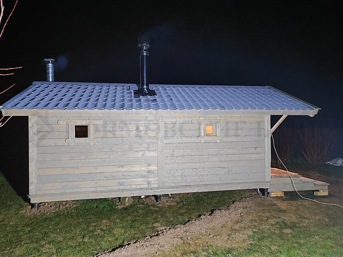 Каркасная баня «Калина Красная» — внешний вид. Фото 12