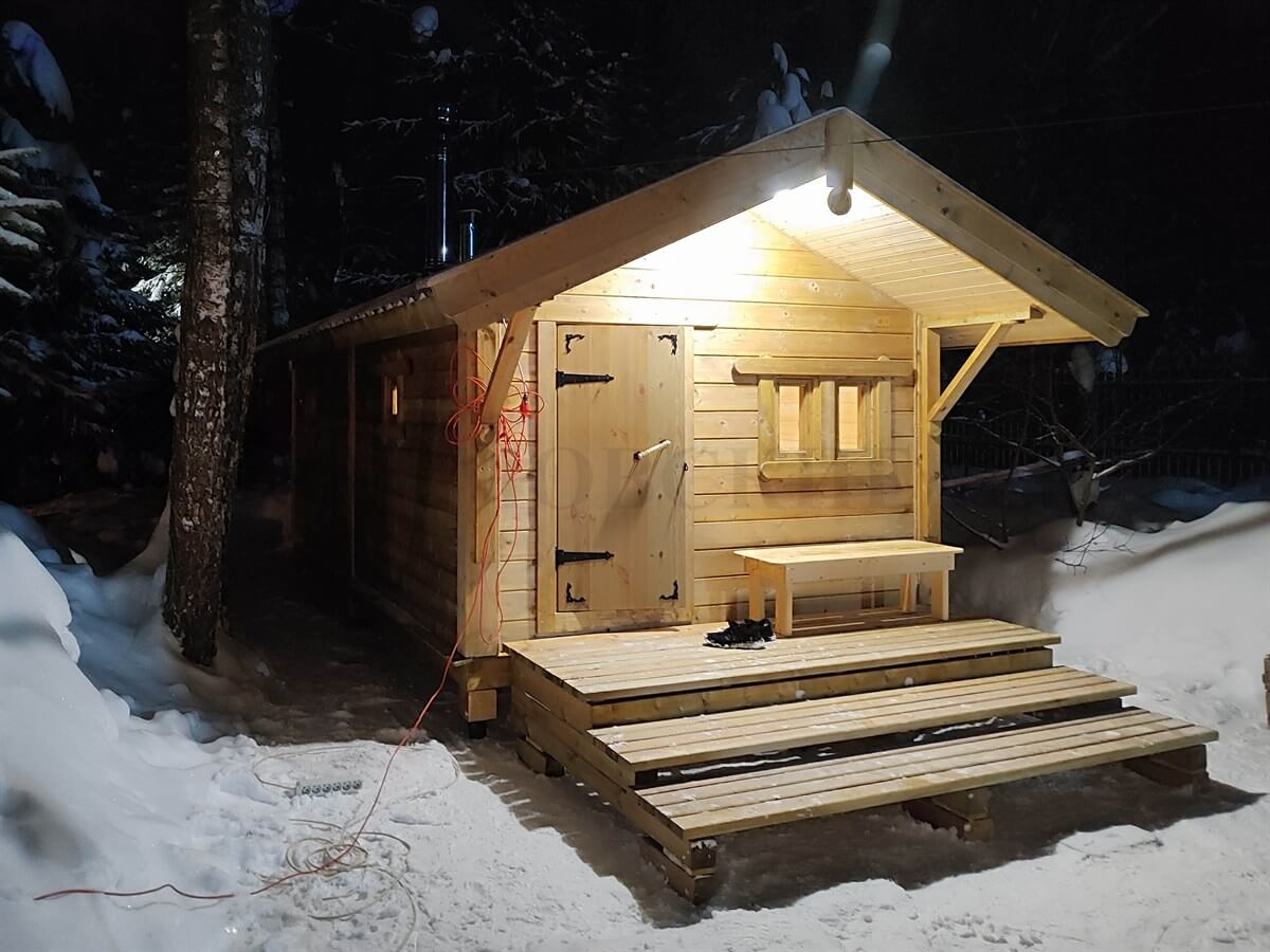 Каркасная баня «Калина Красная» — внешний вид. Фото 13