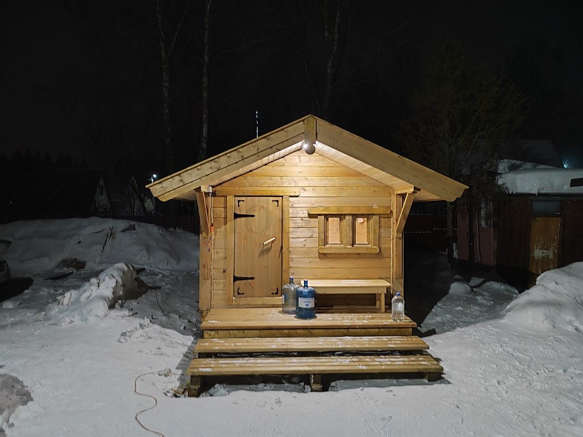 Каркасная баня «Калина Красная» — внешний вид. Фото 9