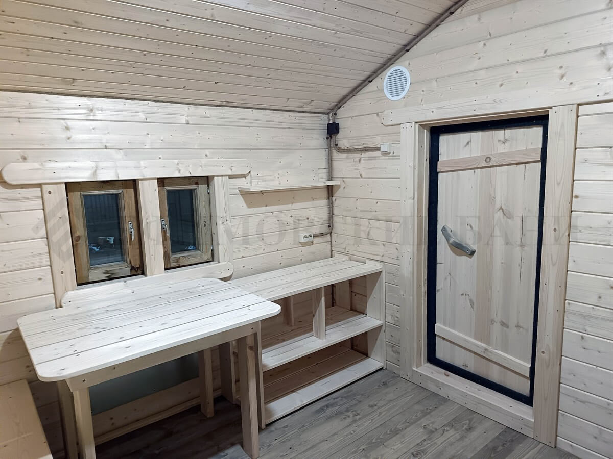 Каркасная баня «Белая Берёза». Фото 10