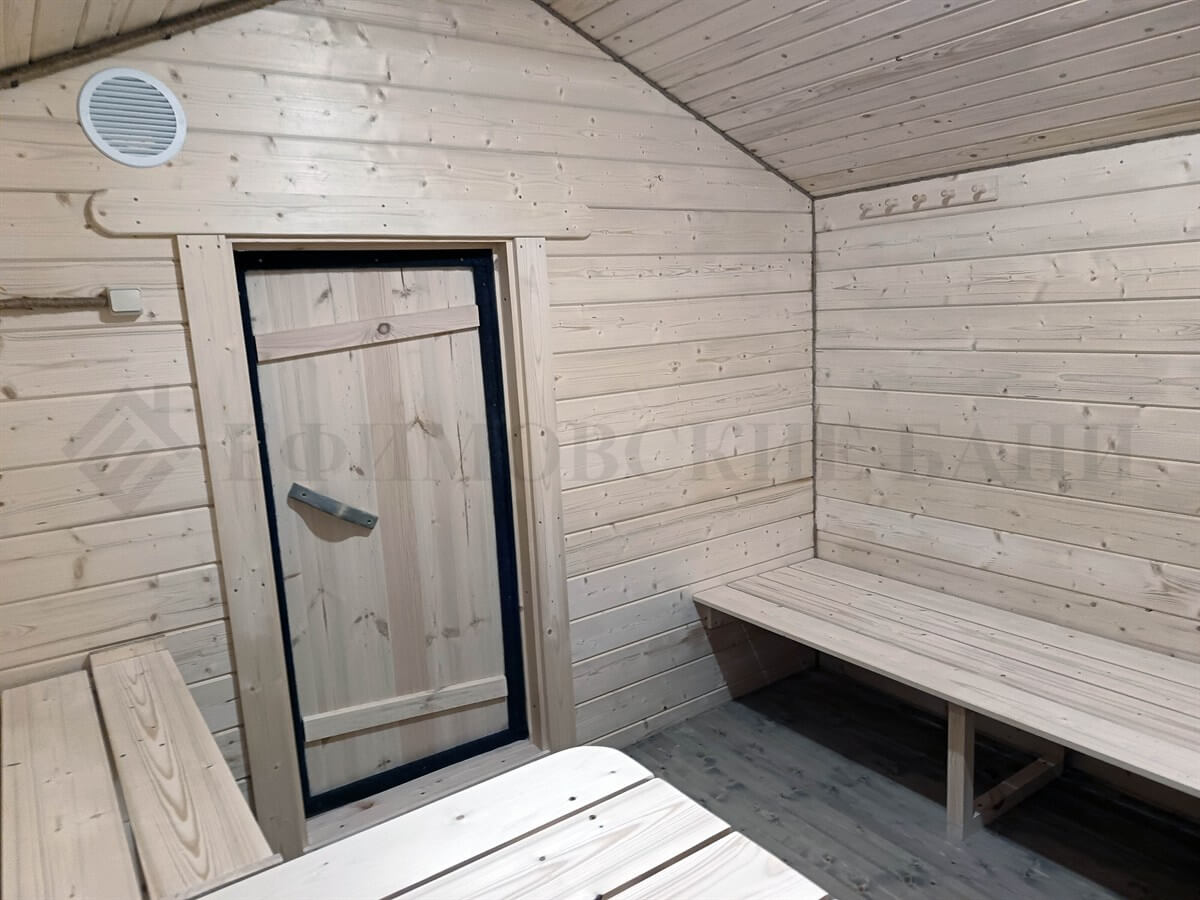 Каркасная баня «Белая Берёза». Фото 11
