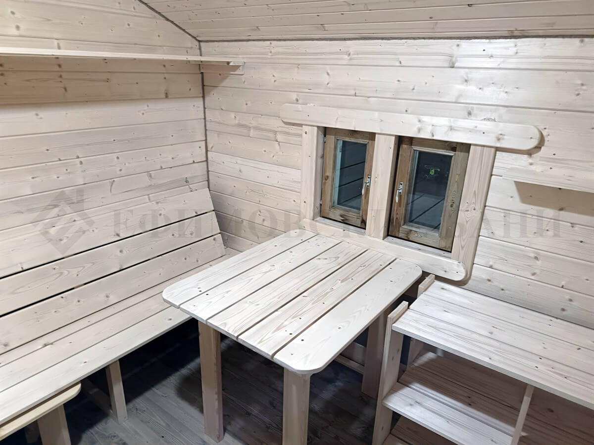 Каркасная баня «Белая Берёза». Фото 12