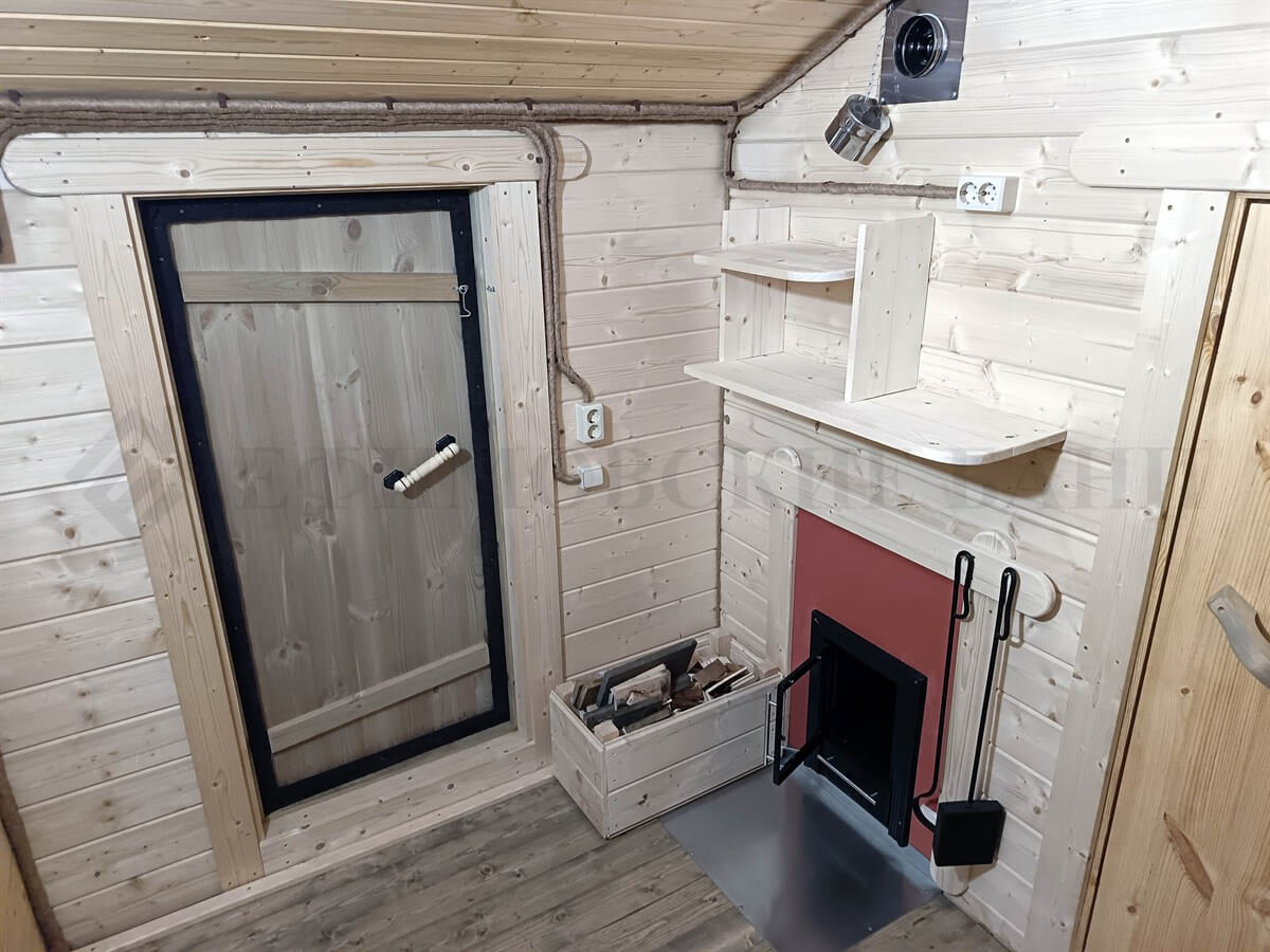 Каркасная баня «Белая Берёза». Фото 2