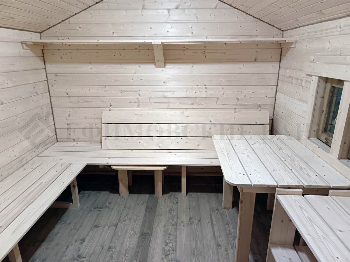 Каркасная баня «Белая Берёза». Фото 9