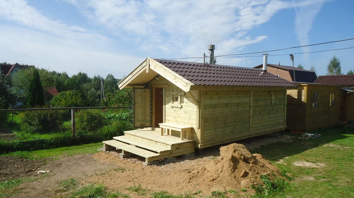 Каркасная баня «Калина Красная» — внешний вид. Фото 7