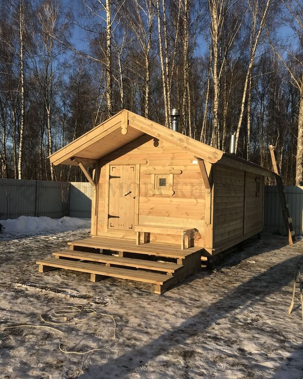 Каркасная баня «Калина Красная» — внешний вид. Фото 10